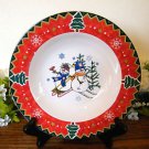 Montgomery Ward Soup Bowl Country Pals Snowman