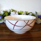 222 Fifth Cereal Bowl Savoy Red White
