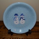 Home Winter Frost Snowman Salad Plates