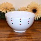 Mikasa Holiday Cheers Cereal Bowl Dots