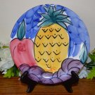 Pier 1 Salad Plate Tropical Fruits Italy