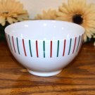 Mikasa Holiday Cheers Cereal Bowl Stripes
