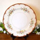 Ransom Japan Dinner Plate  Rust Floral