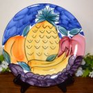 Pier 1 Dinner Plate Tropical Fruits Italy