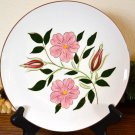 Stangl Wild Rose Salad Plate