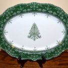 222 Fifth Winter Ball Platter Christmas Tree Holiday