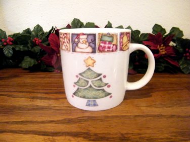 Gibson Patchwork Mugs Christmas Tree