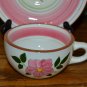 Stangl Wild Rose Cup and Saucer