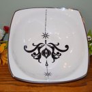 Home Vegetable Bowl Arctic Solstice Holiday Damask