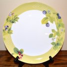 Mikasa Garden Berry Dinner Plate Bone China Green White