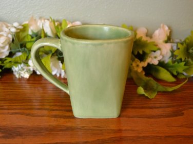 Pottery Barn Mug Sausalito Green