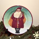 Block Father Christmas Santa Salad Plate