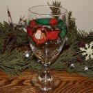 Block Father Christmas Water Goblet Santa