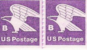 Scott # 1820 - Line Pair - B Postage - Mint Never Hinged