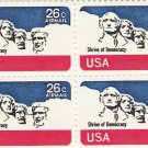 US Scott C88 - Block of 4 - Mt Rushmore 26 cent - Mint Never Hinged