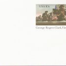 1979, US Scott UX78, 10-cent Post Card, George Rogers Card, Vincennes, 1779, Mint 1979, US Scott UX78, 10-cent Post Card, George Rogers Card, Vincennes, 1779, Mint