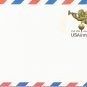 1975, US Scott UXC16, 21-cent Air Post Card, Angel Gabriel Weathervane, Bicentennial Era, Mint