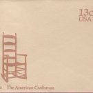1976, US Scott U575, 13-cent Large Envelope 4.125 x 9.5 inch, Bicentennial Era  The American Cra