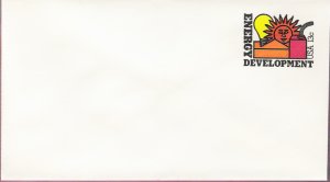 1977, US Scott U585, 13-cent Large Envelope 4.125 x 9.5 inch, Energy Development, Mint