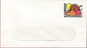 1977, US Scott U585, 13-cent Small Window Envelope 3.625 x 6.5 inch, Energy Development, Mint