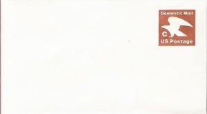 1981, US Scott U594, 20-cent Large Envelope 4.125 x 9.5 inch, C Postage, Mint