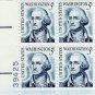 US Scott 1283B - Plate Block of 4 - George Washington LL Plate #39425 - Mint Never Hinged - 5 cent