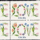 US Scott 1951A - Block of 4 - LOVE - 20 cent - MINT Never Hinged