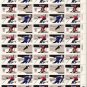 US Scott 1795A thru 1798A - RARE Bullseye perf Sheet of 50 - 1980 Winter Olympics-Mint Never Hinged