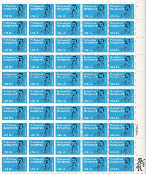 US Scott 1920 - Sheet of 50 - Professional Management - Mint Never Hinged