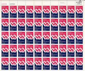 US Scott 1825 - Sheet of 50 - Veterans Administration - Mint Never Hinged