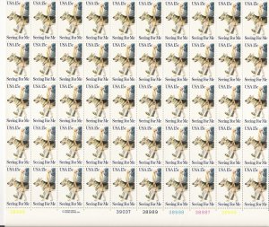 US Scott 1787 - Sheet of 50 - Seeing Eye Dogs - Mint Never Hinged