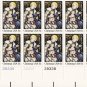 US Scott 1842 - Plate Block of 20 Bottom - Christmas 1980-religious 15 cent - Mint Never Hinged