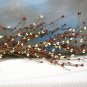 55"  Country Red and Cream  Pip Berry Garland.