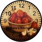 9" Personalized Country Apple Clock