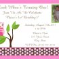 20 Pink Owl Birthday Party Invitations