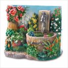 Floral Fantasy Mini-Fountain