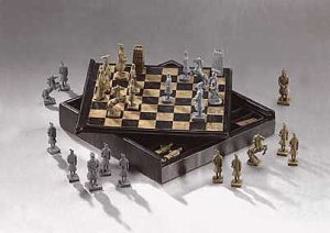 Chinese Warrior Chess Set