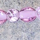 A23 - Bracelet Pink Glass Swirls