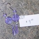E17- Earrings - Lavender Dangle Drops