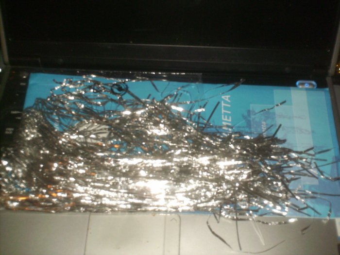 *SILVER* Lametta LEAD TINSEL ICICLES HEAVY METAL TINSEL