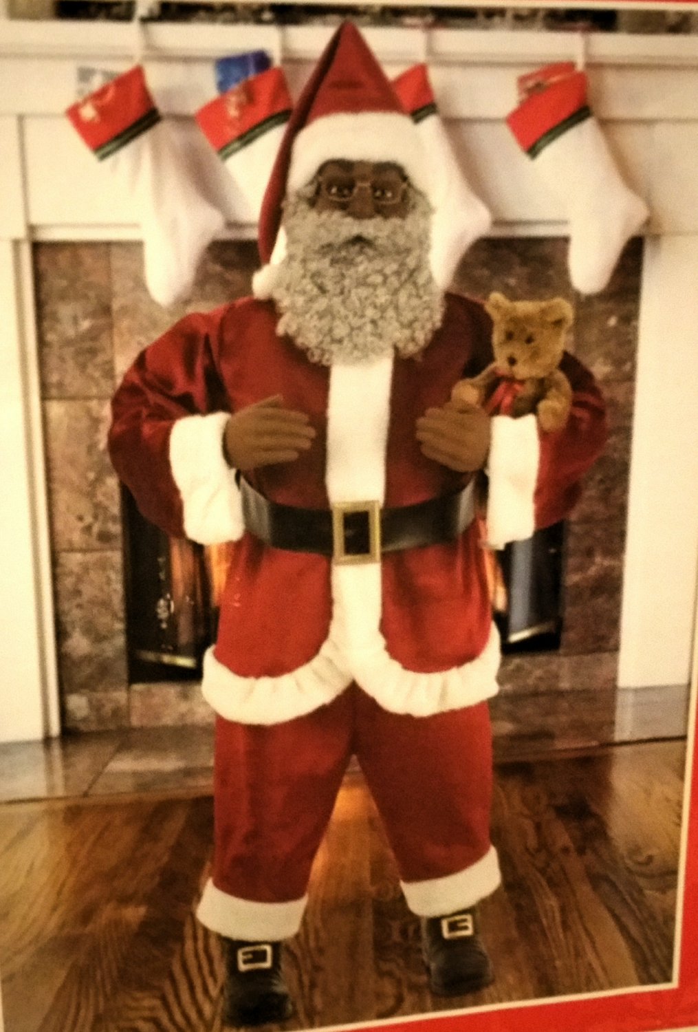 lifesize stuffed santa