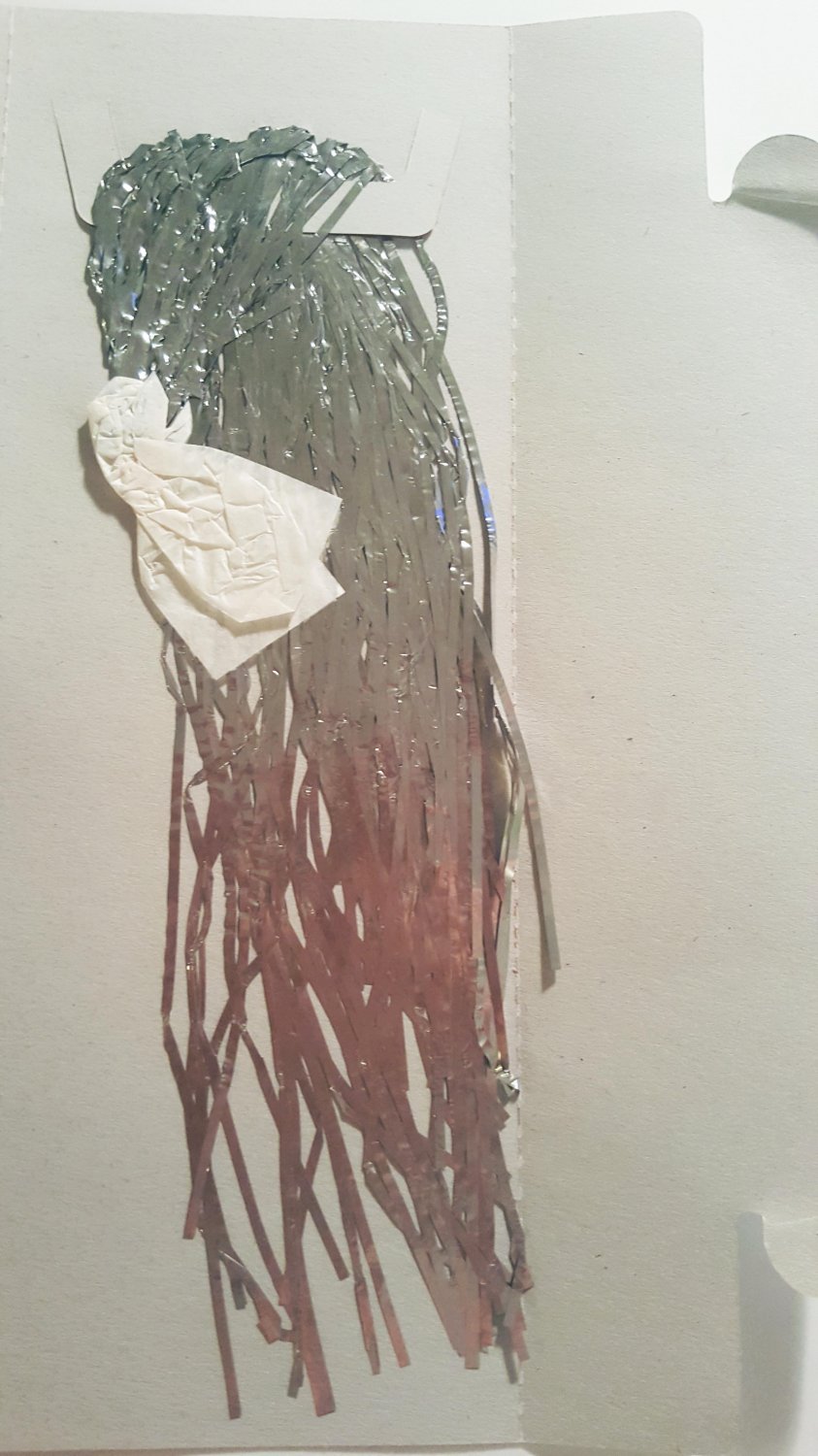 VINTAGE Stanniol Lametta LEAD TINSEL ICICLES HEAVY METAL Silver