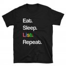 Eat. Sleep. List. Repeat. Ebay Seller Ecommerce T-Shirt NEW Custom Printed