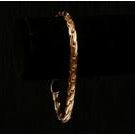 Ladies' 14 Kt GEP Unique Designer Curb Chain Bracelet