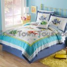 5PC Colorful Underwater Sea Queen Quilt Bedding Set QS3909FQ