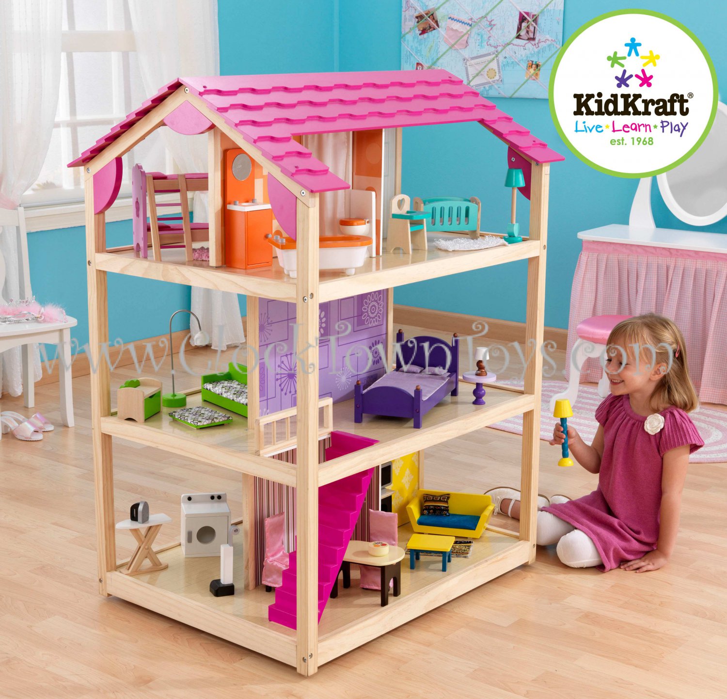 kidkraft 65078 puppenhaus so chic