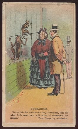 Victorian Trade Card - Arbuckle Brothers Coffee Company - "DEGRADING" (#30)