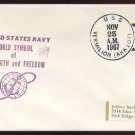 1967 US Navy Ship Cover - USS VERMILION (AKA-107) - Cacheted