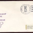 1967 US Navy Ship Cover - USS PLYMOUTH ROCK (LSD-29) - Cacheted