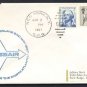1967 SWISSAIR 20th Anniversary International Flight Covers (2) - NEW YORK / ZURICH, SWITZERLAND
